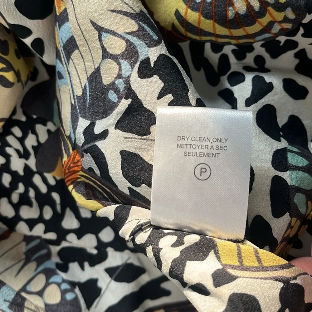 ALICE+OLIVIA butterfly silk blouse - Picture 8 of 8